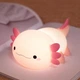 Світильник Акумуляторний Axolotl Нічник Бездротовий Силіконовий Аксолотль - зображення 2