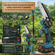 Аккумуляторная мини пила 6" 21V + телескопическая штанга 2 м, 2 аккумулятора 4000 мАч, бесщеточный двигатель, секатор для сада - изображение 1