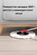 Швабра з віджимом Spin Mop з відром і центрифугою, швабра для підлоги з мікрофіброю, система легкого прибирання без відер і брудних рук - изображение 6
