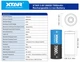 Акумулятор XTAR 26650P 7000 mAh 1 шт. - зображення 2