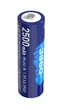 Акумулятор Xtar AA 1.5V 3960mWh, AA/(HR6), 2500mAh, Li-Ion 1.5V Protected, 3A, сенсор, LED, поштучно - зображення 3