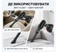 Беспроводной автомобильный аккумуляторный пылесос 1 АКБ Dust collector RD-1821 в машину для дома портативный мини пылесос с насадками, турбощеткой и аккумулятором - изображение 6