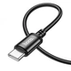 Кабель Hoco X89 Wind USB to Type-C 1м Чорний - зображення 2