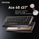 Геймерська магнітна клавіатура Mchose ACE68GT HE, RGB, 16K Hz, RS/SOCD/DKS/MT/TGL/ Macros, АНГ BLACK/ЧОРНА (MC-Ace68GT-1) - изображение 1