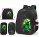 Школьный ортопедический рюкзак 3 в 1 для мальчика School Standard 38х30х18 см Майнкрафт в 1 класс (Full 150-45) - изображение 1