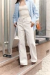 ДЖИНСИ WIDE LEG МОЛОЧНИЙ WL 611 2603104762136 36 Молочний - изображение 4