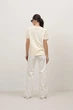 ДЖИНСИ WIDE LEG МОЛОЧНИЙ З ПОТЕРТОСТЯМИ WL615 2603105392136 36 Молочний - изображение 5