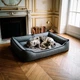 Лежак для больших собак EGO Bosyak Рогожка 3XL 145x115 Серый (Ортопедическая лежанка для самых больших собак) - изображение 3