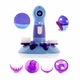 Аппарат для вакуумной чистки лица 25 Вт 20х7х6 см с 4 насадками Power Perfect Pore синий - изображение 7