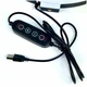 Кільцева LED-лампа 26 см RGB з живленням від USB і пультом дистанційного керування для блогера LJJ-26 - зображення 7