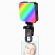 RGB лампа AY83 5.5 Вт 1200 mAh USB Type-C с прищепкой для студийного света и освещения телефона - изображение 8