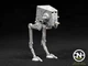 Збірна модель крокохода AT-ST Walker з всесвіту Star Wars у форматі кіт-карти. Aivory - изображение 2