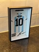 Картина в рамці футболка Lionel Messi збірної Аргентини номер 10 з автографом. Aivory - изображение 1