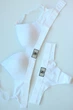 Комплект білизни Victoria's Secret Cotton Lightly Lined Wireless Bra Shine Patch White Set 32C-XS - зображення 3