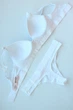 Комплект білизни Victoria's Secret Cotton Lightly Lined Wireless Bra Shine Patch White Set 32C-XS - зображення 4