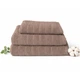 Комплект полотенец махровых 3 шт BEKI 5853-4/3 (50x90, 70х140, 100х150) - изображение 1