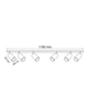 Спот поворотний Zuma Line Ren OB-2211BD-6-BK GU10 6x50W IP20 чорний - изображение 2