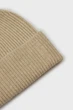 Чоловіча бежева вовняна шапка FINE KNITTED WOOL BEANIE Gant OS 9911034 - изображение 3