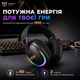 Ігрові бездротові навушники Onikuma GТ805I з 2.4G + Bluetooth, мікрофоном, RGB-підсвічуванням, для ПК, PS4, PS5, телефону Black - зображення 4