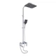 Душова система Q-tap Swan Cascada з тропічним душем, латунь, хром (QTSWA111CRM45566) - зображення 1
