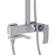 Душова система Q-tap Swan Cascada з тропічним душем, латунь, хром (QTSWA111CRM45566) - зображення 5