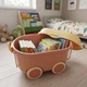Многофункциональный ящик для хранения игрушек POPPET Утенок Оранж, на колесах, маленький (PP-001O-S) - изображение 4