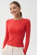 Жіночий лонгслів SOLMAR 3009 S Red - изображение 3