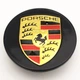 Колпачок заглушка ступицы колеса Porsche 65 мм черный - изображение 2