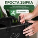 Корзина для белья для хранения грязной одежды корзина сортировочная белая 97*44*31см - изображение 5