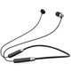 Бездротові Bluetooth навушники XO BS33 Sport |портативна стерео гарнітура на шию, Bluetooth 5.1, до 8 годин відтворення, 105 мАг, вбудований мікрофон, швидке заряджання| Чорний - зображення 3