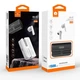 Бездротові Bluetooth навушники WUW R180 |TWS навушники, Bluetooth 5.3, 30/1500mAh, до 4 годин роботи, вбудований мікрофон, швидка зарядка, сенсорне керування, LED-індикатор рівня заряду| Чорний - зображення 4