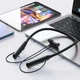 Бездротові Bluetooth навушники XO BS30 Sports |портативна стерео гарнітура на шию, Bluetooth 5.0, до 8 годин відтворення, 400 мАг, вбудований мікрофон, швидке заряджання| Чорний - зображення 5