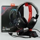 Проводные компьютерные наушники Jedel GH-563 Gaming |проводная игровая гарнитура, 50-мм динамики, 3.5mm+USB, всенаправленный поворотный микрофон, RGB подсветка, для ПК и ноутбуков| Черный - изображение 1