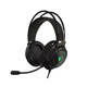 Проводные компьютерные наушники Jedel GH582 Gaming |проводная игровая гарнитура, 50-мм динамики, USB, всенаправленный поворотный микрофон, RGB подсветка, для ПК и ноутбуков| Черный - изображение 1