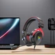 Проводные компьютерные наушники Jedel GH581 Gaming |проводная игровая гарнитура, 40-мм динамики, USB, всенаправленный поворотный микрофон, RGB подсветка, для ПК и ноутбуков| Черный - изображение 2