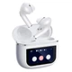 Бездротові Bluetooth навушники Remax W23N CozyBuds |TWS навушники, Bluetooth 5.4, 30/350mAh, до 4 годин роботи, вбудований мікрофон, швидка зарядка, сенсорне керування, LCD touch-дисплей| Білий - зображення 1