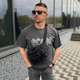Поясная нагрудная сумка бананка через плечо Urban Armor черная - изображение 2