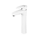 Змішувач для умивальника Plamix Cezar-001 HIGH SET White (з підведенням) (PM0663) (00147645) - зображення 1