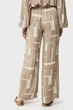 Жіночі бежеві брюки з візерунком Graphic pants Mexx 34 MF007001751W - изображение 3