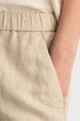 Жіночі бежеві лляні шорти REL LINEN BLEND PULL ON Gant 36 4020096 - изображение 5