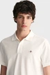Чоловіче біле поло REG SHIELD SS PIQUE POLO Gant S 2210 - изображение 4