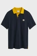Чоловіче темно-синє поло CONTRAST SS POLO Gant M 2014023 - изображение 5