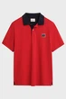 Чоловіче червоне поло CONTRAST SS POLO Gant S 2014023 - изображение 5