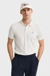Чоловіче біле поло у смужку TEXTURE STRIPE Gant XXL 2014035 - изображение 1