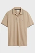 Чоловіче бежеве поло TIPPING SS PIQUE POLO Gant XL 2062034 - изображение 5