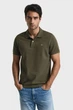 Чоловіче оливкове поло REG SHIELD SS PIQUE POLO Gant XXXL 2210 - изображение 1