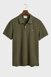 Чоловіче оливковое поло REG SHIELD SS PIQUE POLO Gant M 2210 - изображение 5