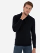 Поло длинное мужское Pierre Cardin G021SZ0TK-000-2028287(Lacivert) M Темно-синее (8683857743768) - изображение 4