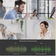 Бездротова гарнітура Wantek з мікрофоном та зарядною станцією, USB і Bluetooth, AI, кнопка вимкнення звуку з шумозаглушенням 50-годинний час - зображення 2