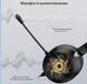 Бездротова гарнітура Wantek з мікрофоном та зарядною станцією, USB і Bluetooth, AI, кнопка вимкнення звуку з шумозаглушенням 50-годинний час - зображення 3